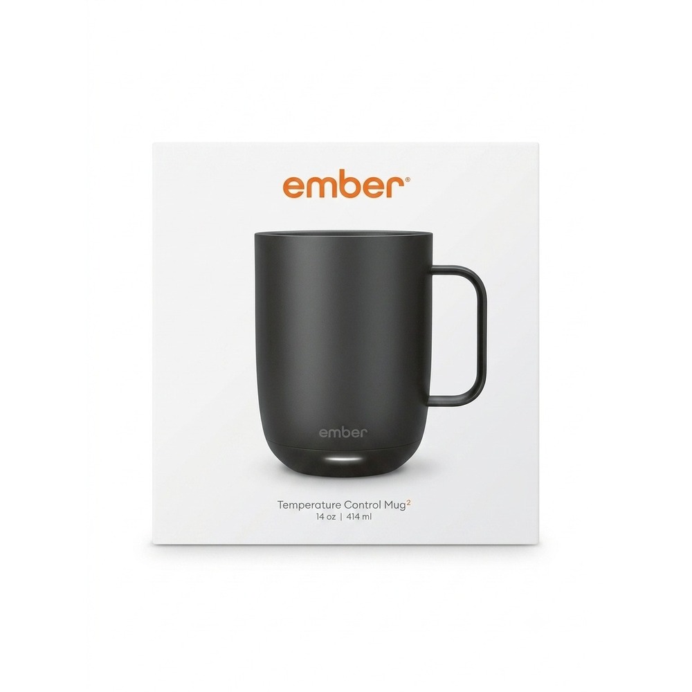 Ember Temperature Control Mug 2 14oz Black NEW Smart Coffee Cup App Control